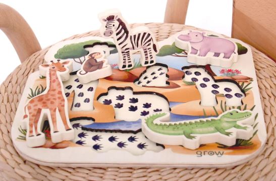 Grow Animals Watering Hole Puzzle (Safari Collection)