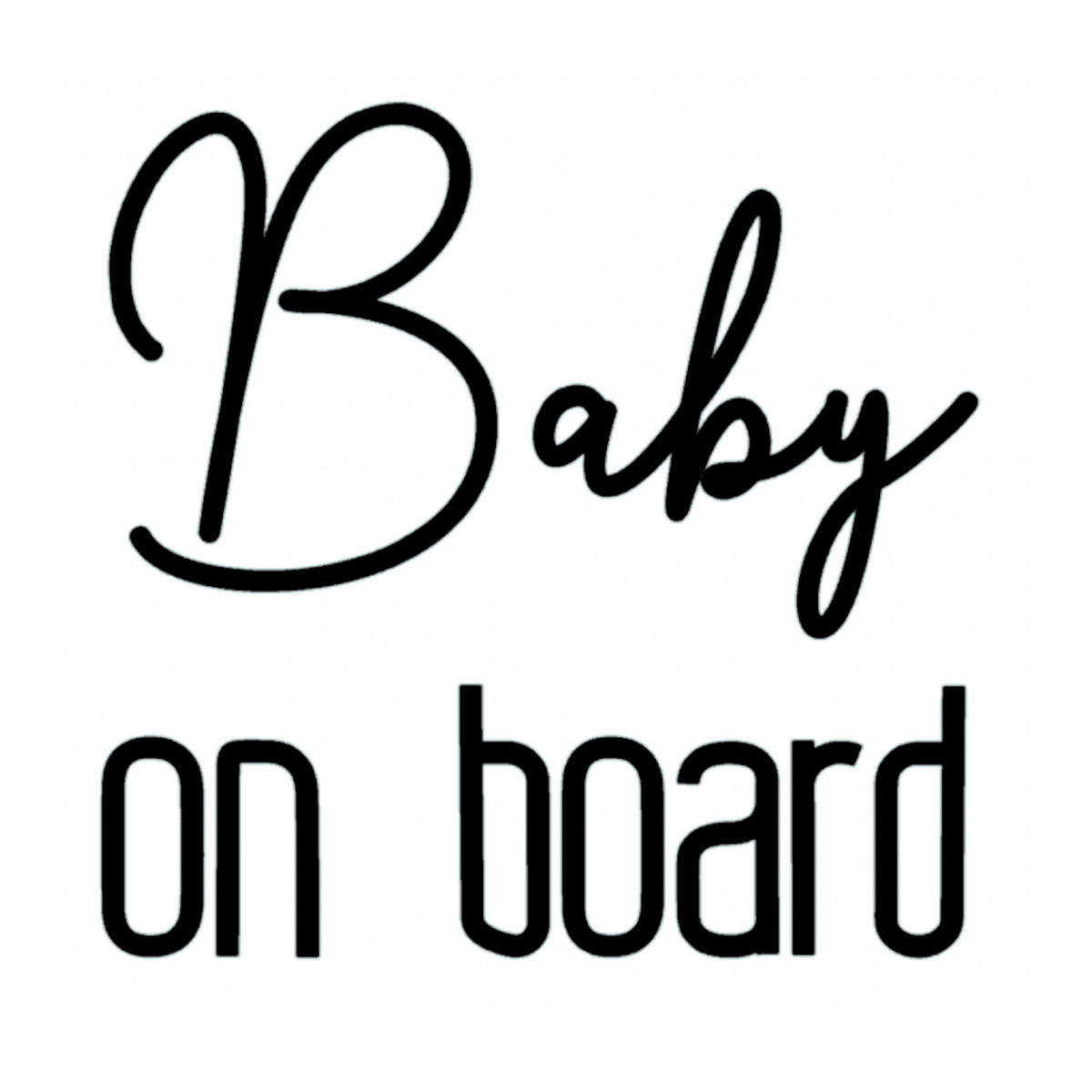 Baby on Board Car Stickers