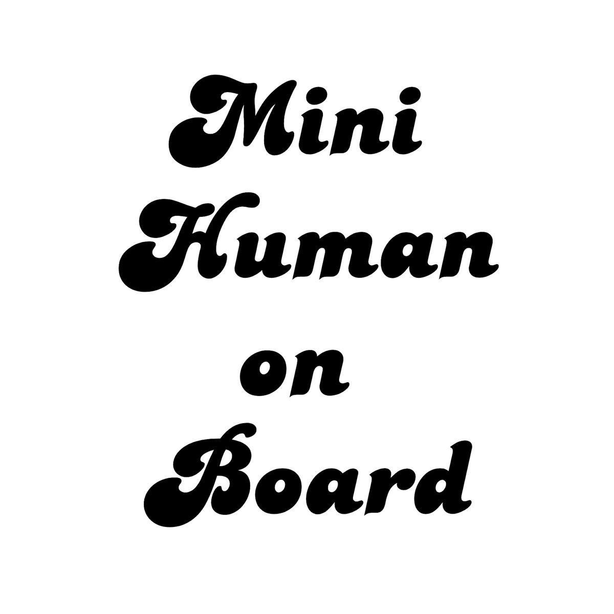 Baby on Board Car Stickers