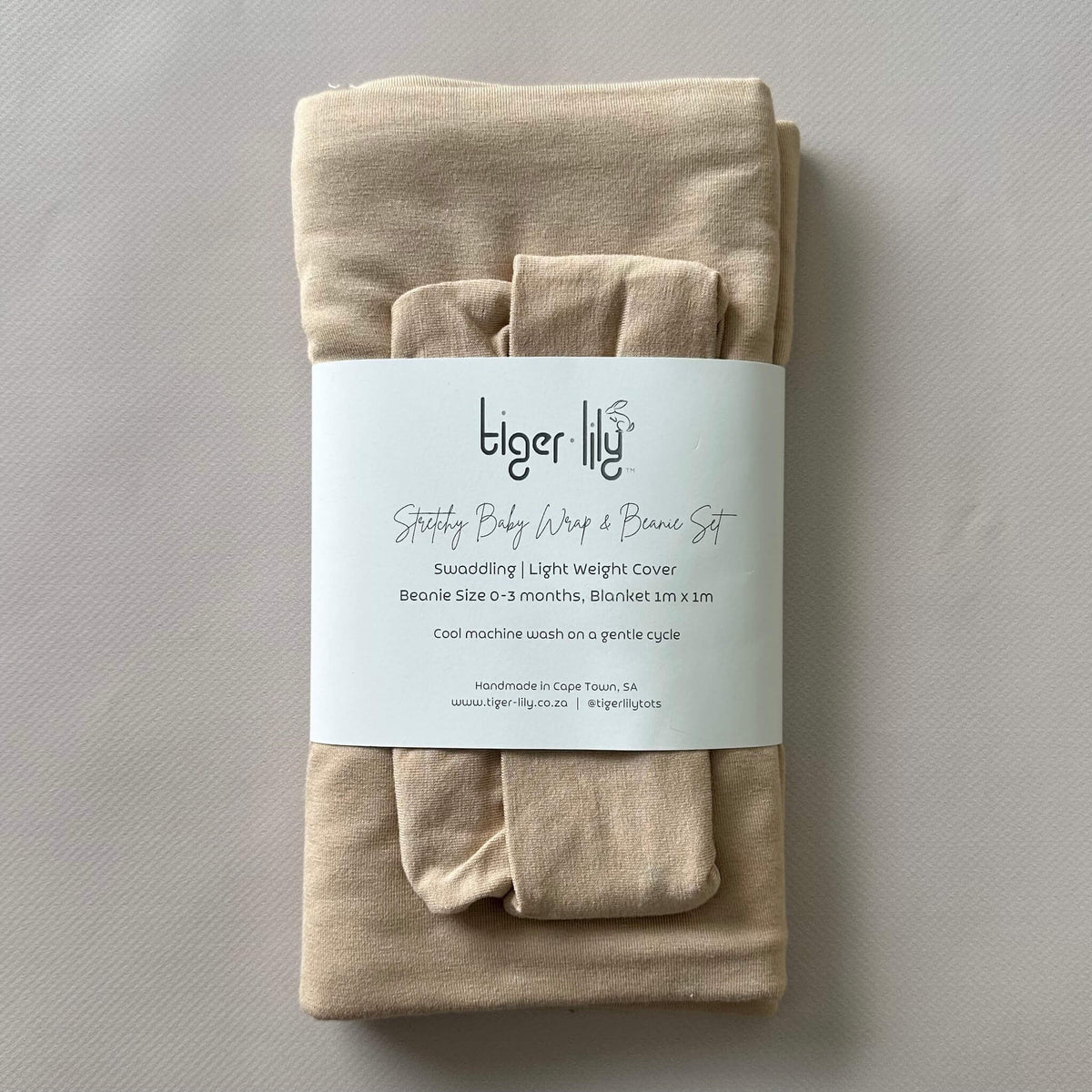 Swaddle & Beanie Set