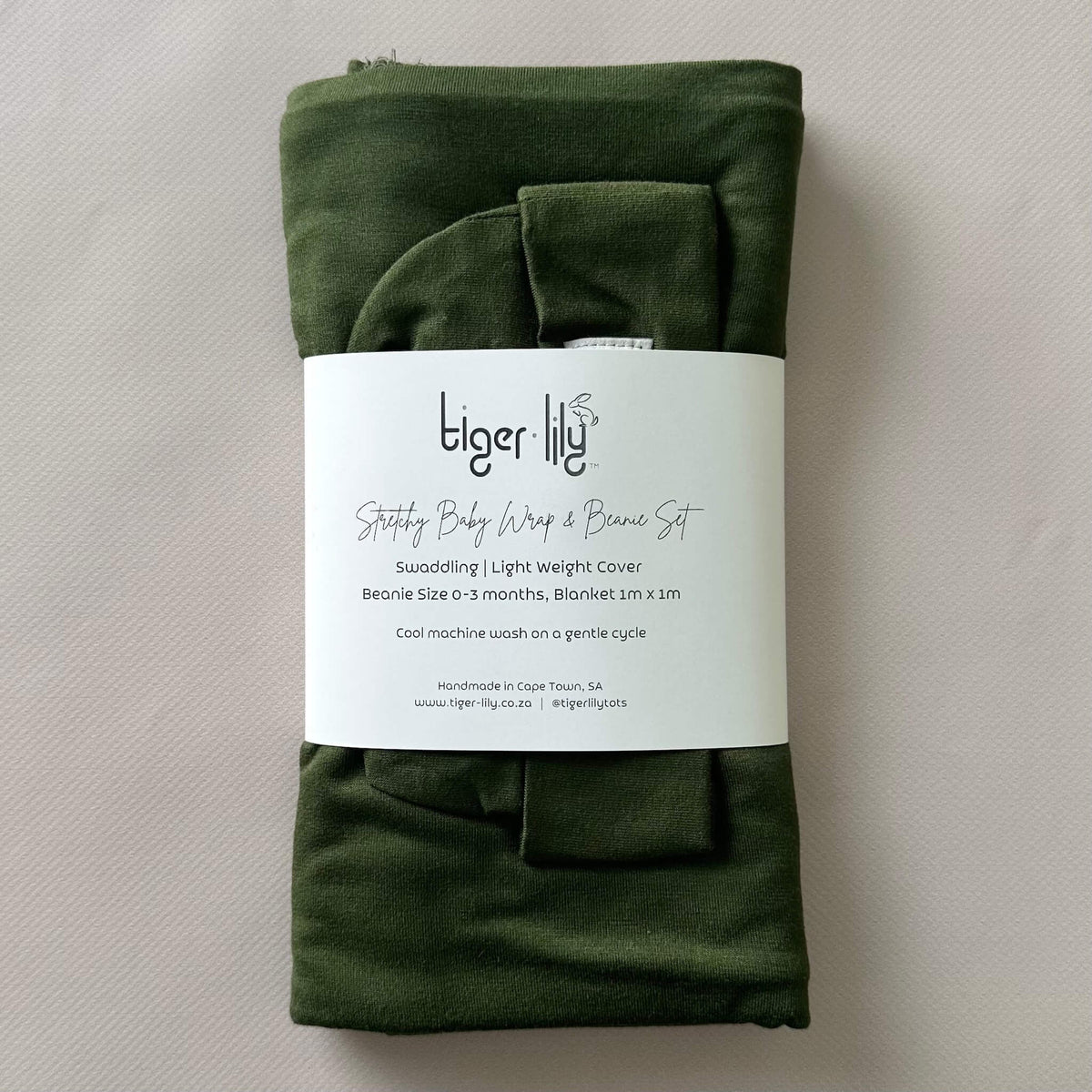 Swaddle & Beanie Set