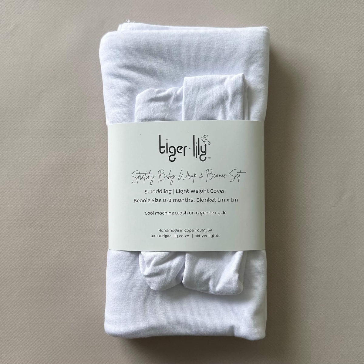 Swaddle & Beanie Set