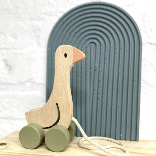 Wooden Goose Pull Along