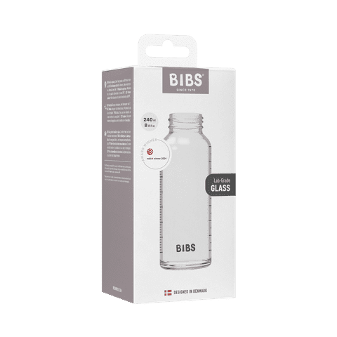 BIBS Glass Baby Bottle ONLY - 240ml