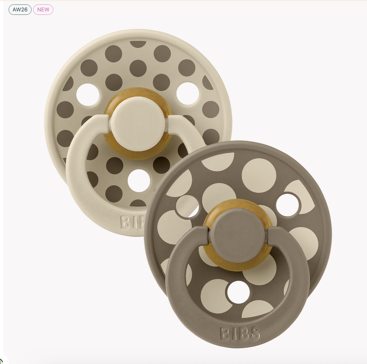Size 1 BIBS Studio Pacifiers (2 Pack)