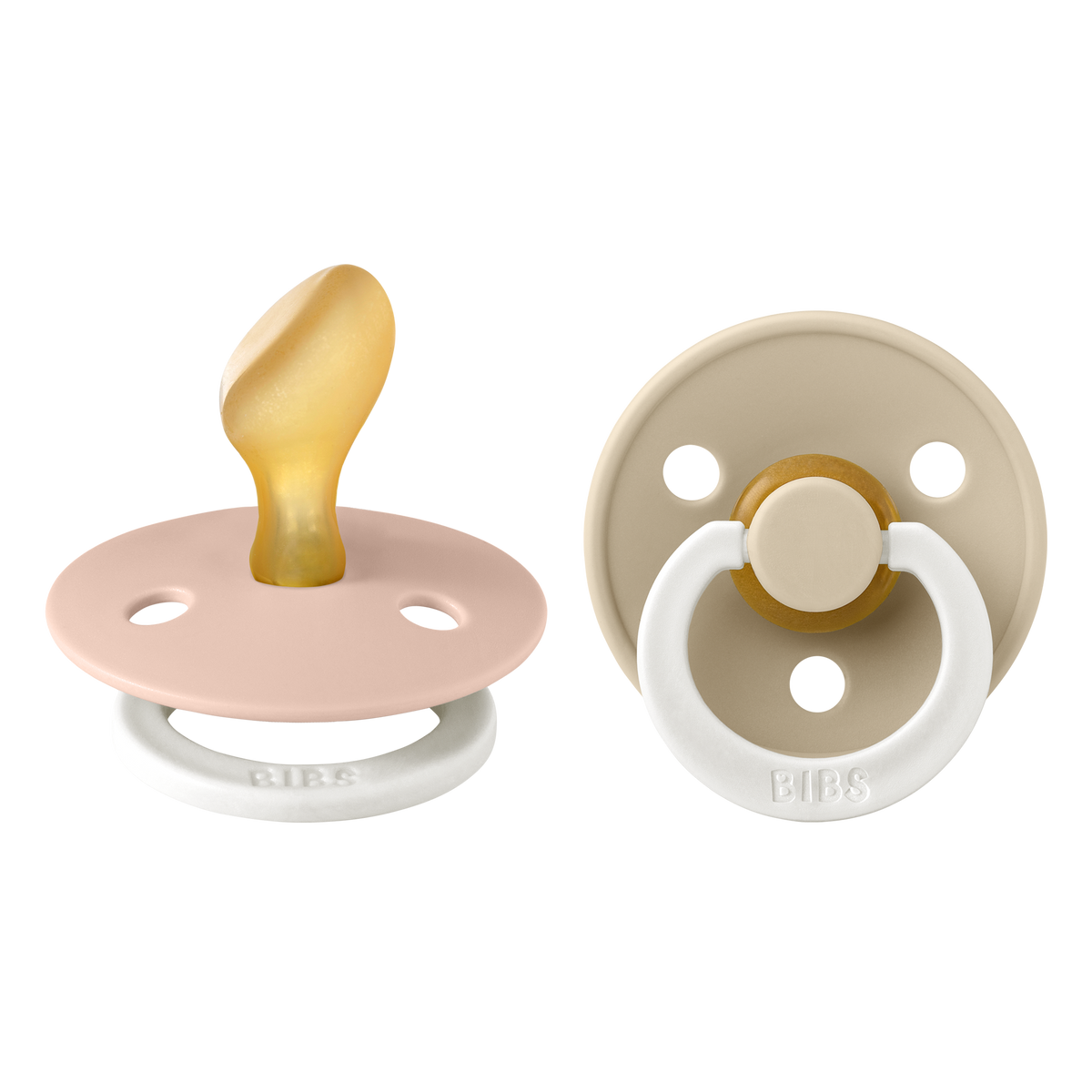 Size 2 BIBS Colour Anatomical Pacifiers (2 Pack)