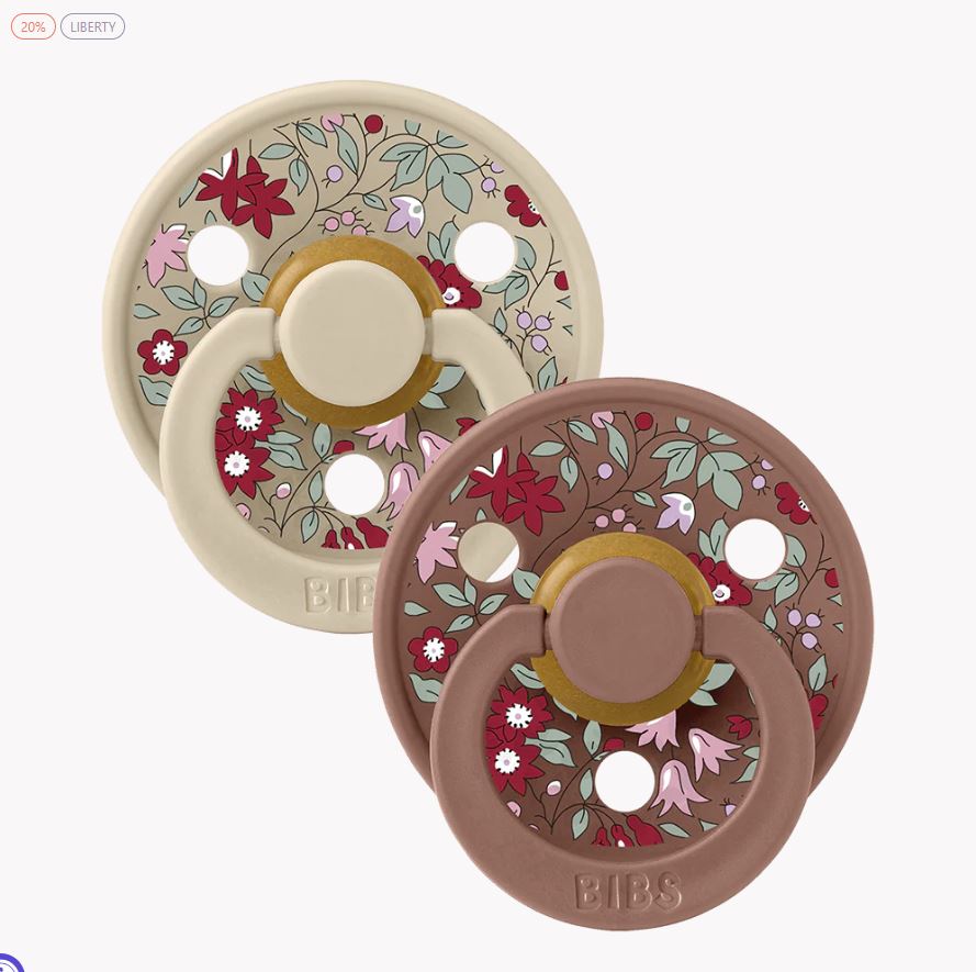Size 1 BIBS X Liberty Pacifiers