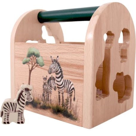 Wooden Shape Sorter (Safari Collection)