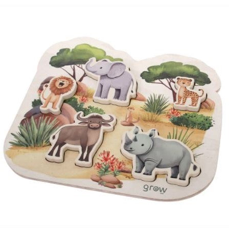 Grow Animal Puzzle (Safari Collection)