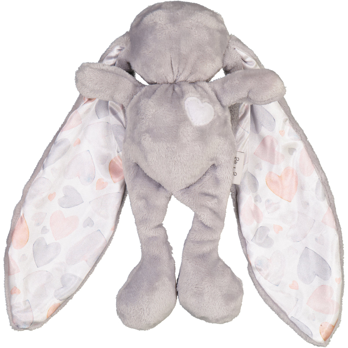 beach bunny tiger lily Cuddle Bunny Sensory Sleep Toy Grey | Soft Satin Ears
