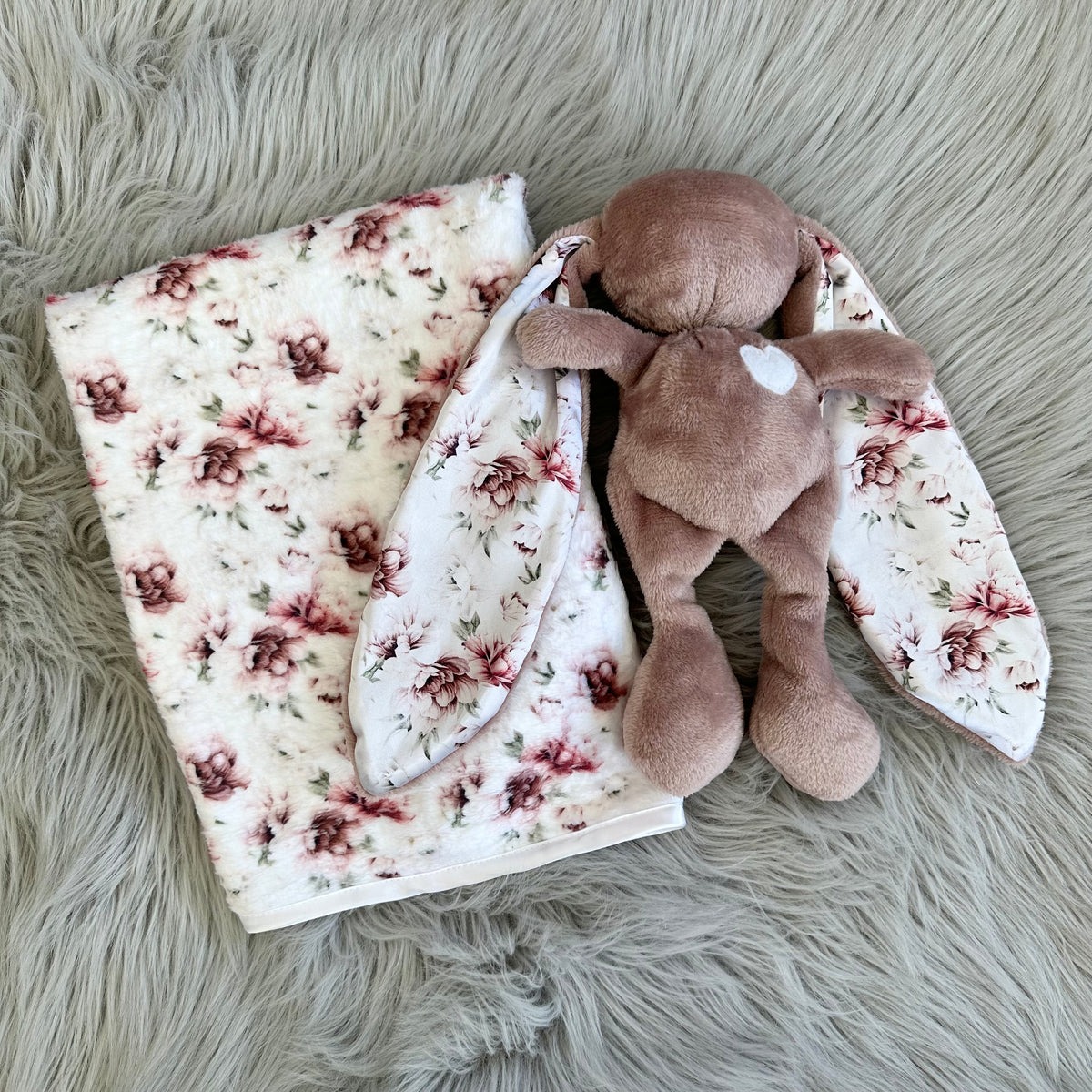 Cuddle Bunny (Pink with Printed Ears)