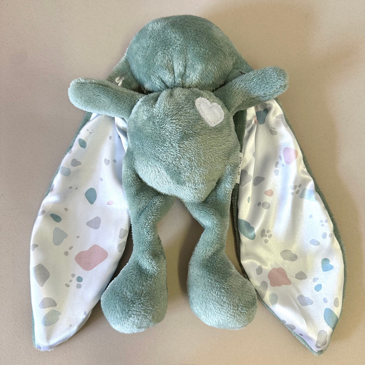 Cuddle Bunny (Sage with Printed Ears)