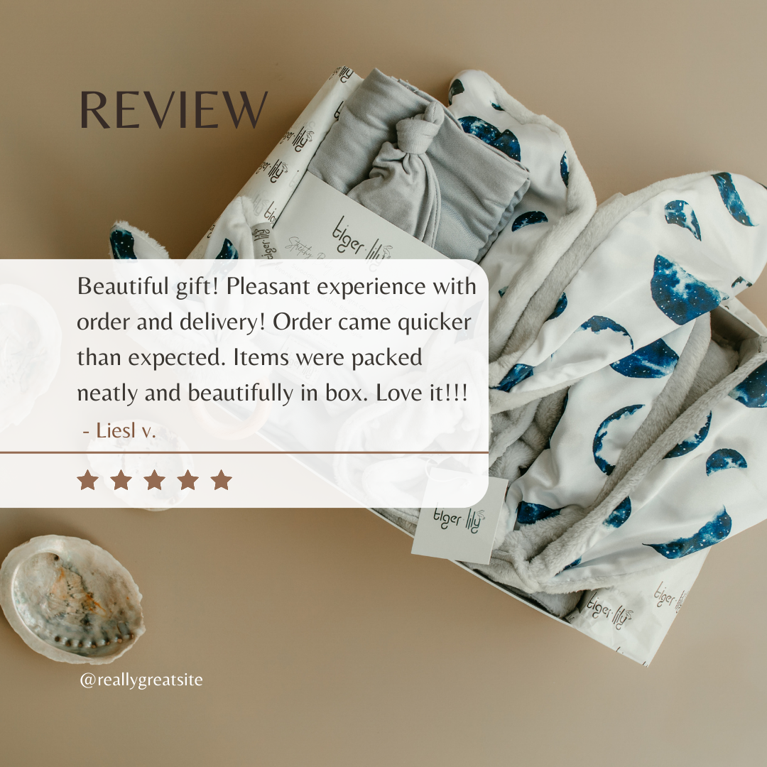 TIger Lily Tots Swaddle & Bunny Gift Set Tiger Lily Tots