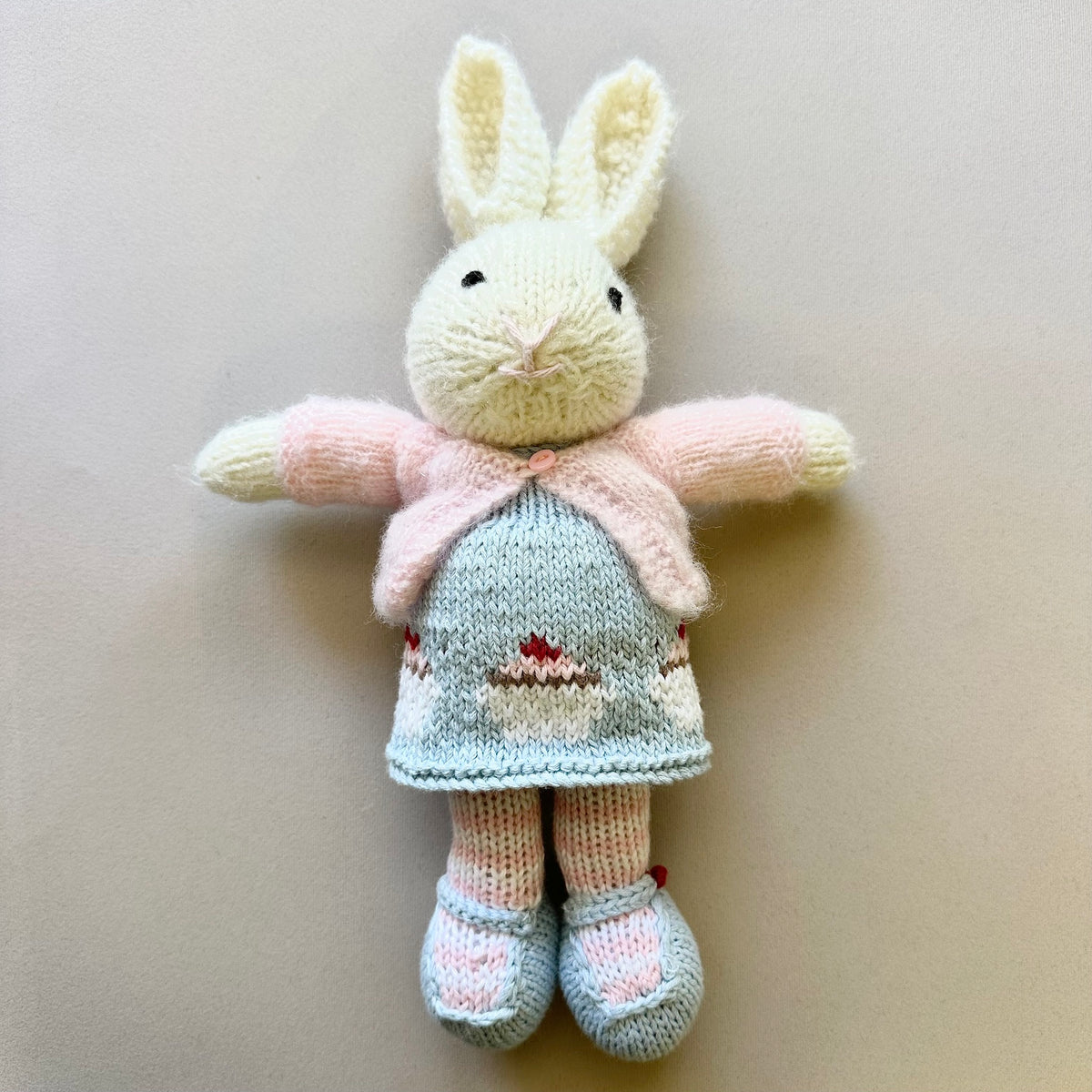 Hand Knitted Bunny - Belle (Free Shipping)