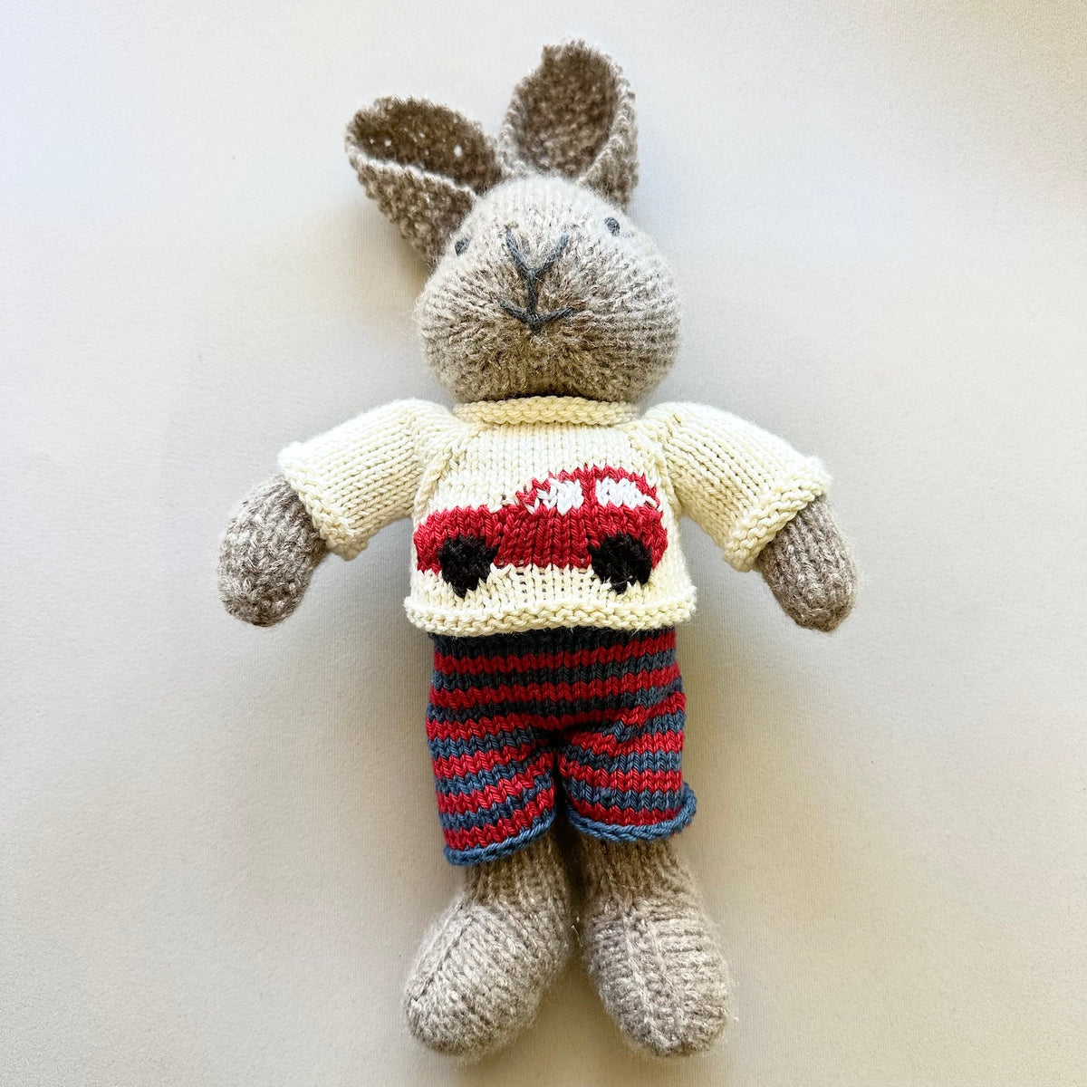 Hand Knitted Bunny - Indy (Free Shipping)