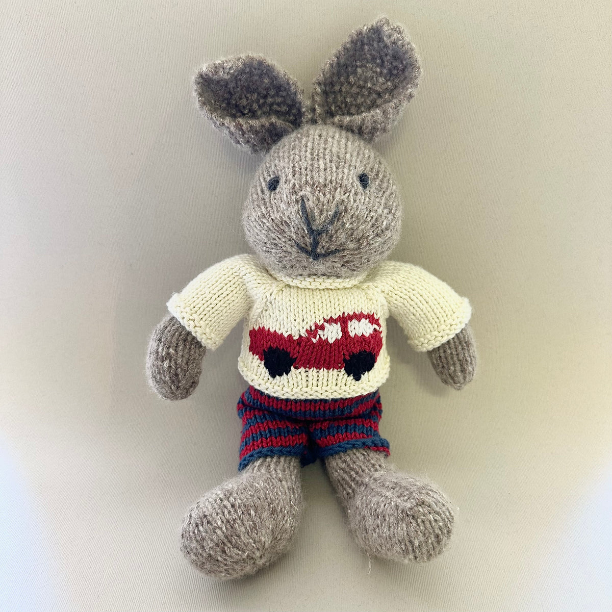Hand Knitted Bunny - Indy (Free Shipping)