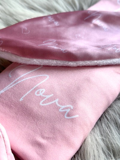 Custom Name Swaddle Set & Bunny Bundle