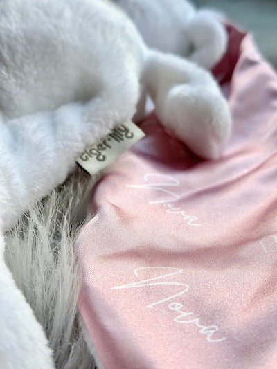 Custom Name Swaddle Set & Bunny Bundle (2 Week Lead Time)