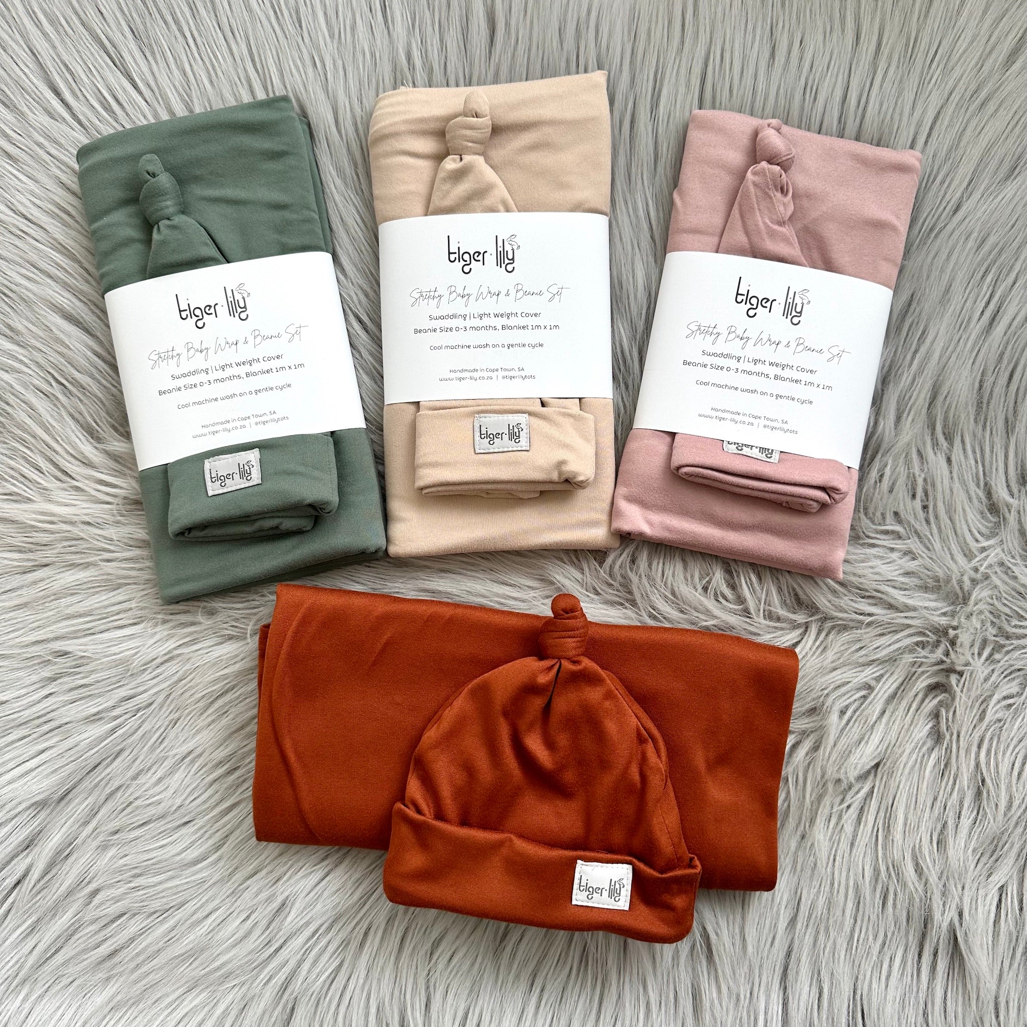 Tiger Lily Tots Winter Swaddle Set