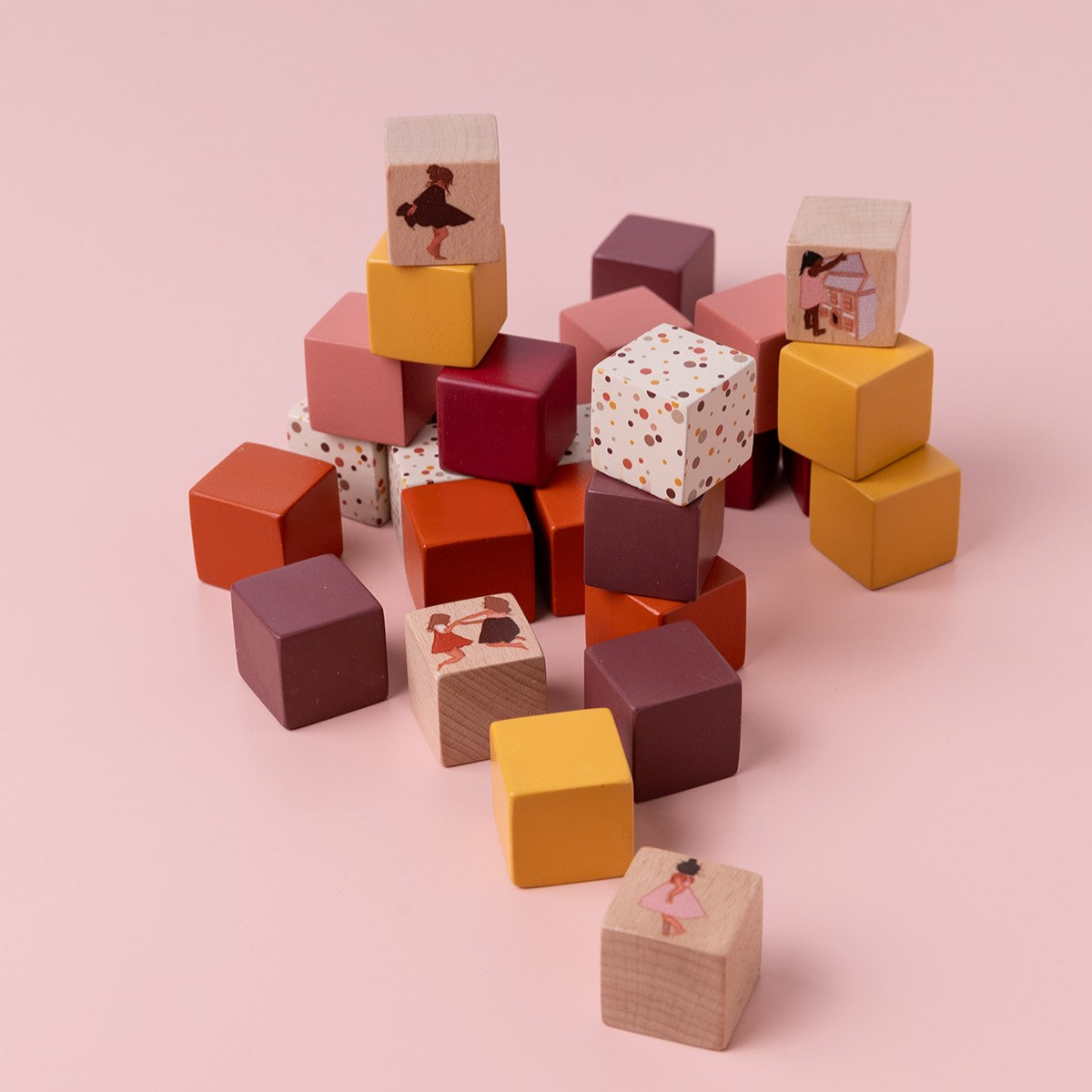 Wooden Building Blocks (Bebe Pure Collection)