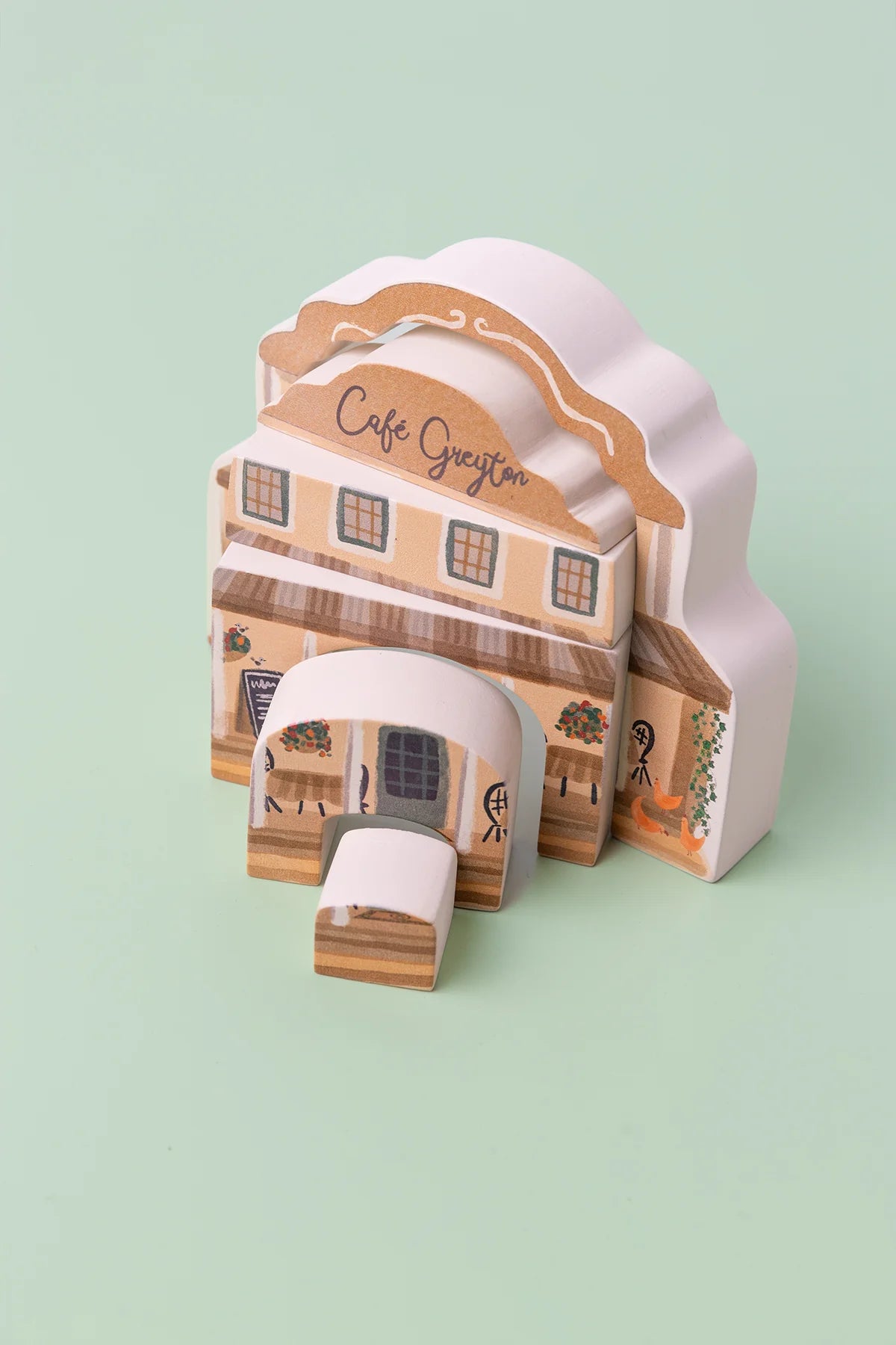 Wooden House Stacker