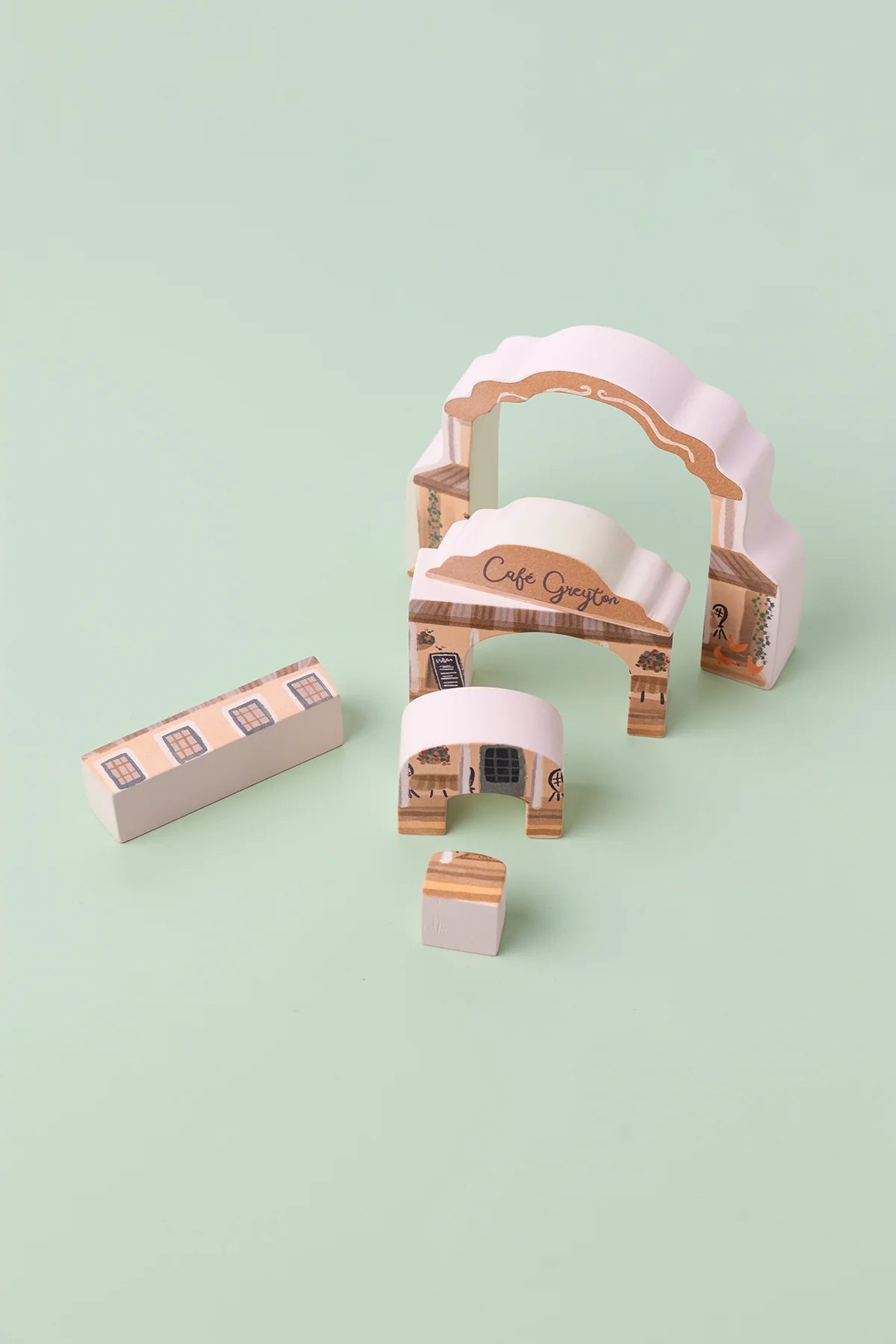 Wooden House Stacker