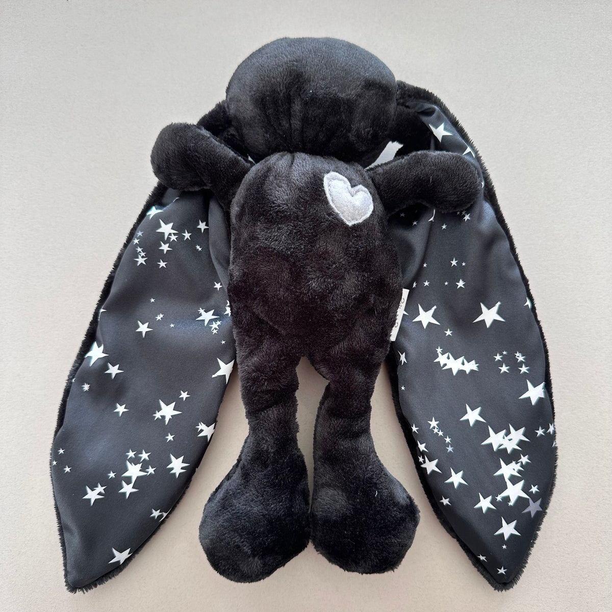 Cuddle Bunny (Black with Printed Ears)
