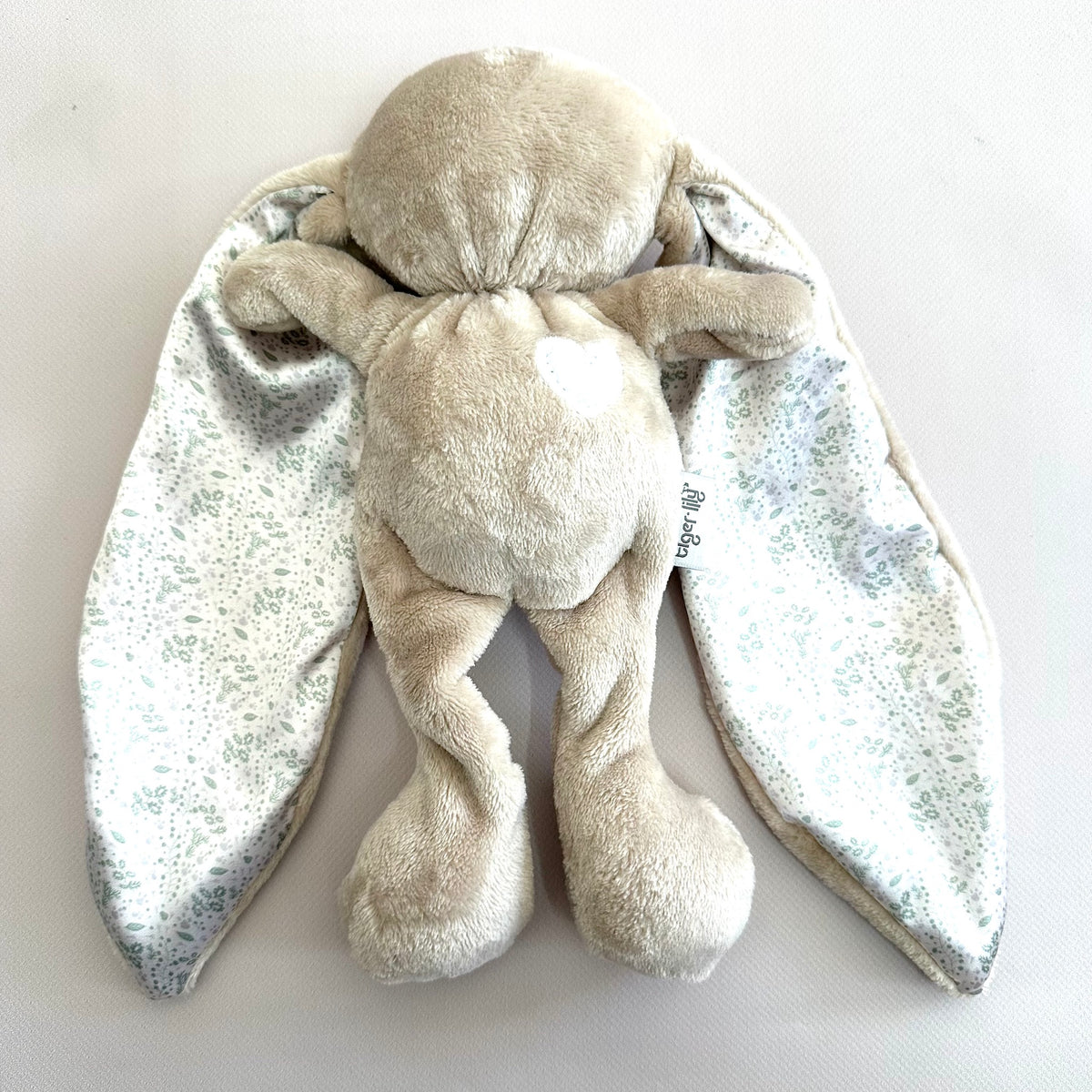 Cuddle Bunny (Oatmeal with Printed Ears)