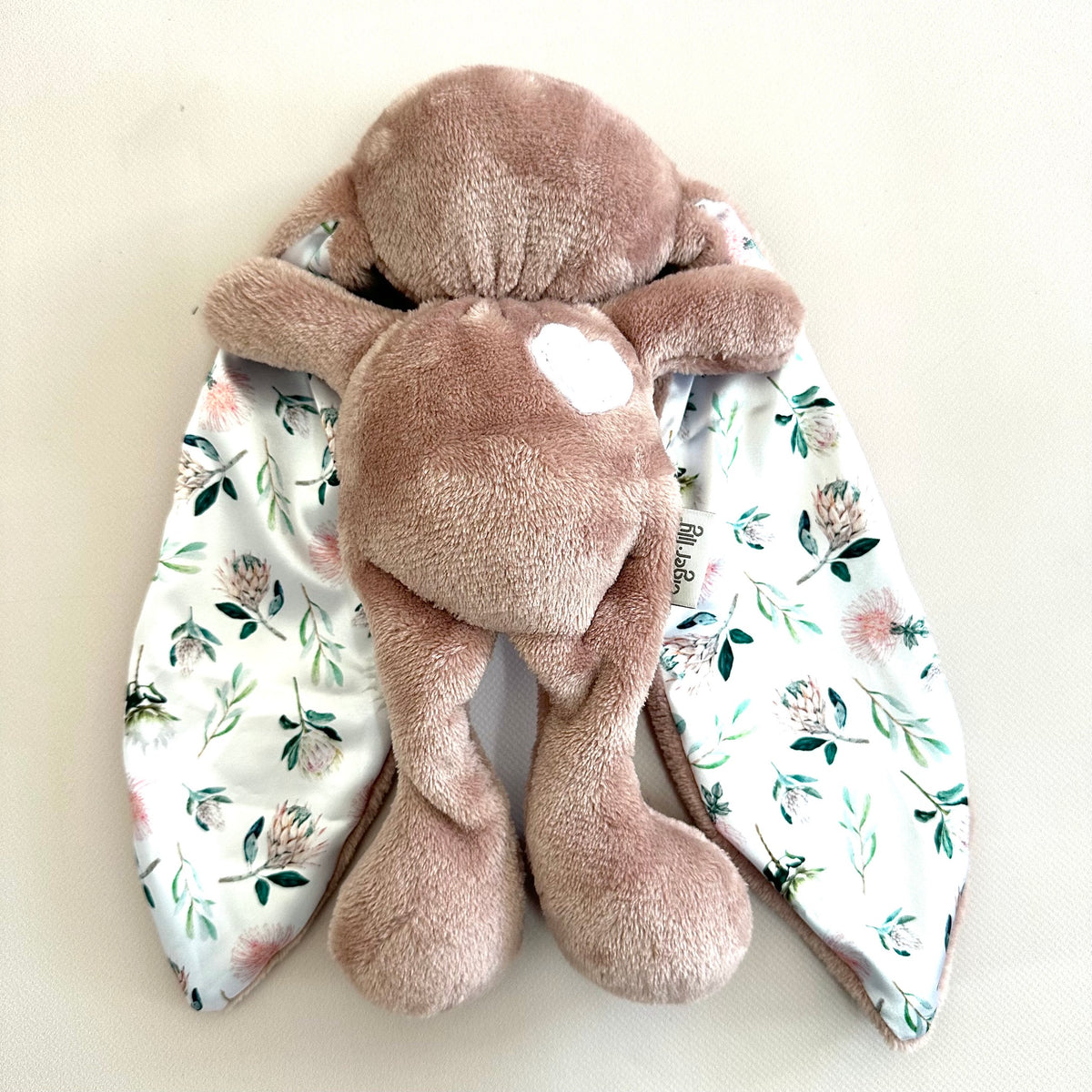 Cuddle Bunny (Pink with Printed Ears)