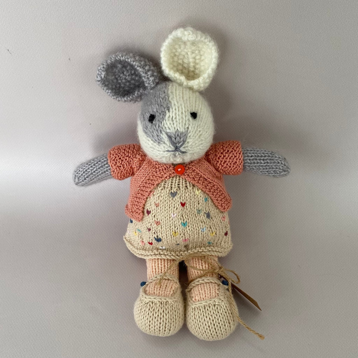 Hand Knitted Bunny - Jemma (Free Shipping)