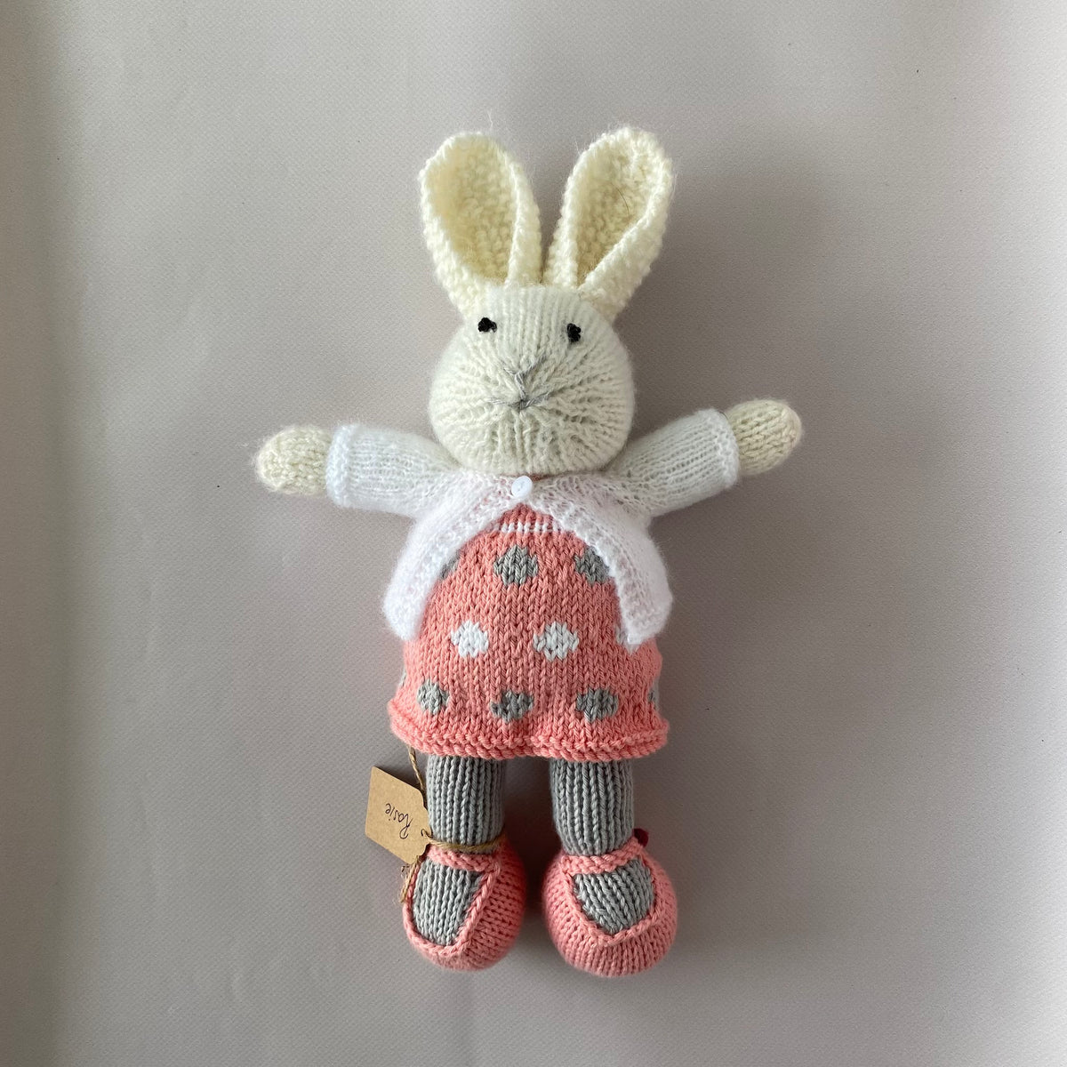 Hand Knitted Bunny - Rosie (Free Shipping)