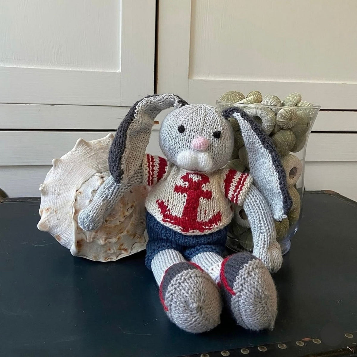Hand Knitted Bunny - Felix (Free Shipping)