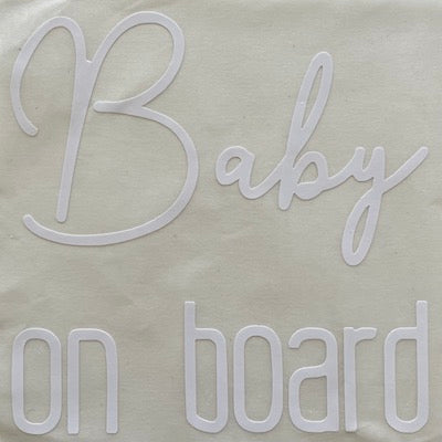 Baby on Board Car Stickers