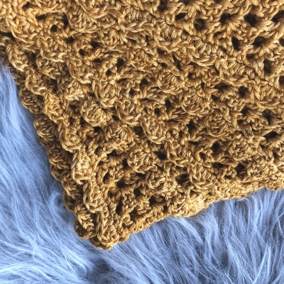 Crochet Bamboo Blanket