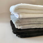 Fleece Cuddle Blankets (black, grey and white)