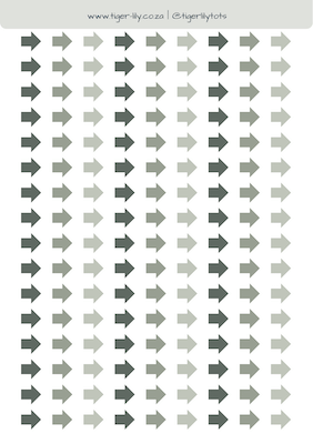 A5 Arrow Stickers
