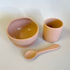 Silicone Bowl, Cup and Spoon Set