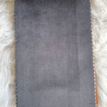 Black velvet fabric sample for making the baby swings